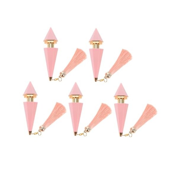 FRCOLOR 15 Pièces Tube De Rouge à Lèvres Su Brillant à Lèvres Transparent Glands Pour Porte-clés Rouge à Lèvres Rechargeable