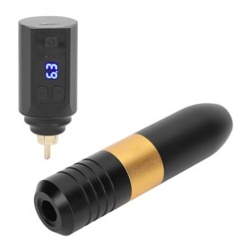 Kit de Machine à Stylo de Tatouage, Stylo de Tatouage à Connecteurà Affichage Numérique, Ensemble Dalimentation pour Stylo d