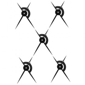 Angoily 5 Pièces Règle À Sourcils Règle DÉquilibre Des Sourcils Outil De Mesure Du Niveau Des Sourcils Ratio Étrier Règle De