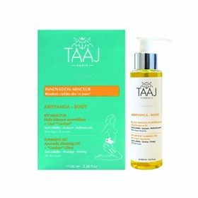 Taaj Kit Minceur Huile Minceur Ayurvédique + Gant"Garshan" 100 ml