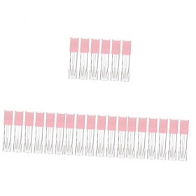 POPETPOP 24 Pièces Tube Vide De Glaçage Rond Pour Les Lèvres Tube De Brillant à Lèvres Clair Tube De Compression De Brillant 