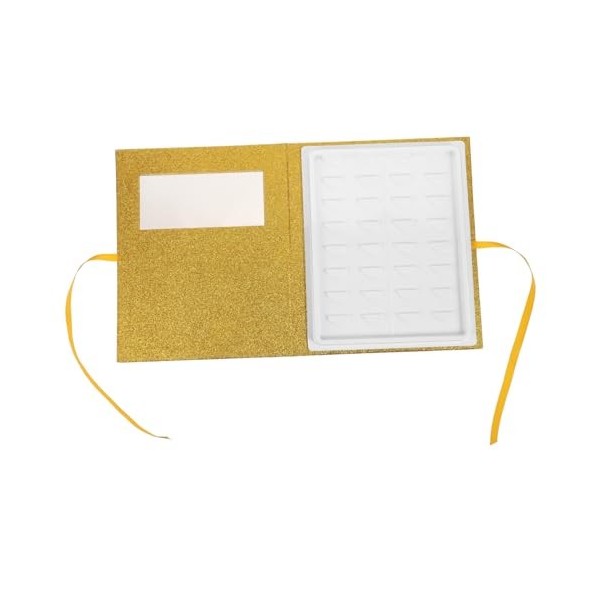 minkissy 4 Pièces Boîte à Cils Étui De Rangement Pour Cils Porte-cils Étui Pour Faux Cils Porte-étui à Cils Livre De Cils Réc