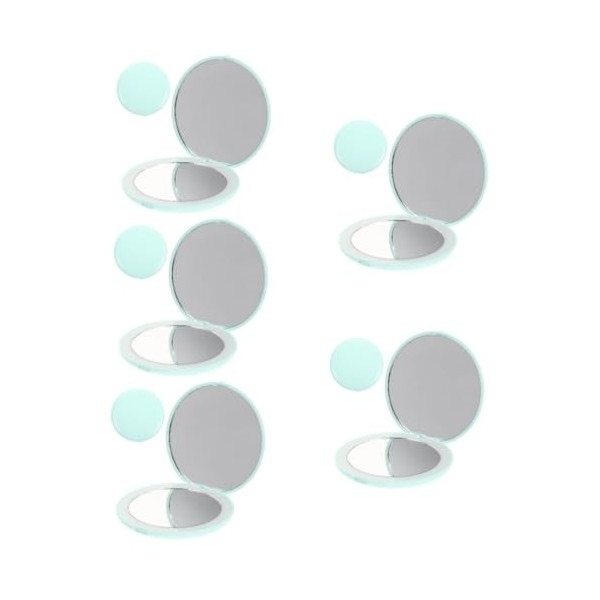 FRCOLOR 4 Pièces Miroir De Courtoisie Éclairé Miroir Pliable Miroirs De Maquillage Miroir LED Miroir De Bureau avec Lumière M