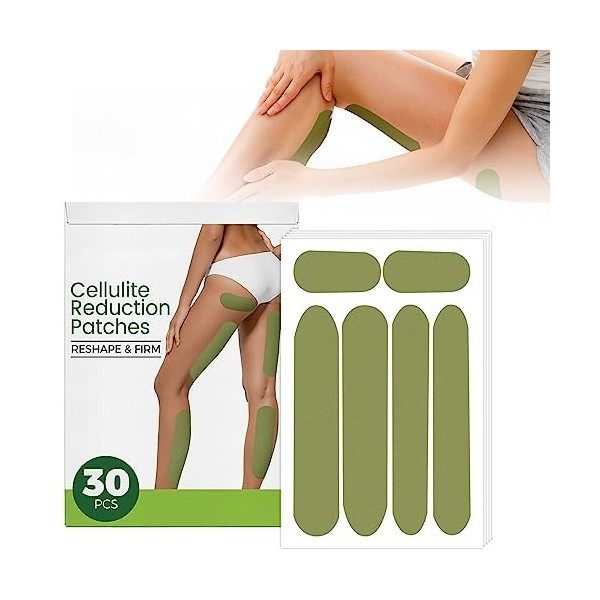 Lot de 20 Patchs Anti-cellulite pour Jambes et Jambes, Invisible Thigh Lift Tape, Bande de levage des cuisses, Patch Anti-cel