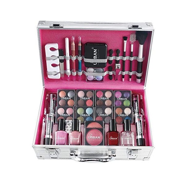 Trousse de maquillage avec 64 pièces - Nécessaire Urban Beauty