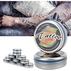 24pcs Gel de réparation de Cicatrice de Tatouage, Crème Beurre Après Tatouage Onguent crème de récupération de Tatouage crème