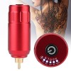 Kuuleyn Puissance de Machine à tatouer Portable, Alimentation sans Fil, Batterie Mobile Ultra légère, Connexion RCA 1200mAh p