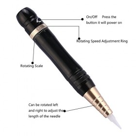 35000 RPM Machine de tatouage deye-liner de lèvre de sourcil, stylo rotatoire dalimentation dénergie de maquillage semi pe