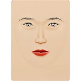 8 PCS 3D Microblading Tattoo Practice Skin, Silicone Face Tattoo Practice for Eyebrow Lip Head Eye False Lashes Extensions de