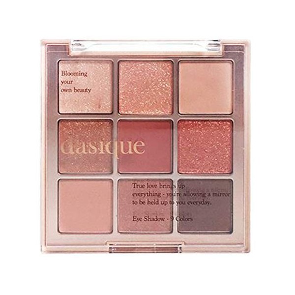 Dasique Palette dombres 02 pétales de rose – 1 pièce, cosmétique coréenne 7 g