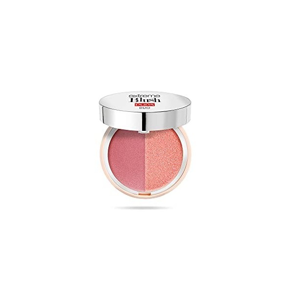 Pupa Milano Extreme Blush Duo 140 Radiant Flamingo Glow Creamy pour Femme 0,141 oz 4.17 ml