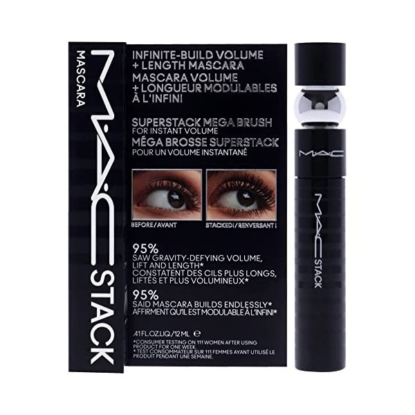 MAC MAC Stack Mascara Superstack Macro Brush For Women 0.41 oz Mascara