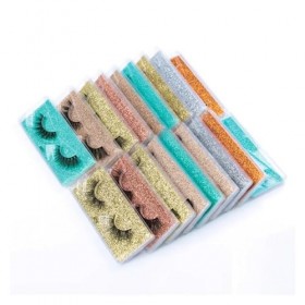 UAMOU 10/50/100 paires de Faux Cils naturels doux bouclés outils de maquillage Faux Cils moelleux Cilios 3D Vison Faux Cils C