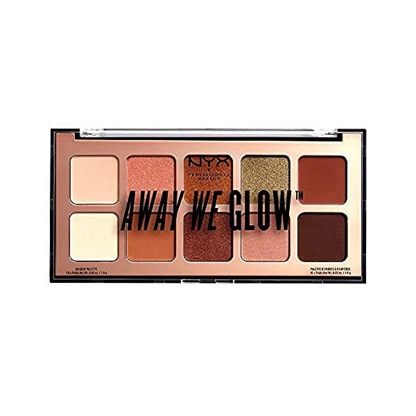 NYX Professional Makeup Palette de fards à paupières - Away We Glow - Hooked On Glow