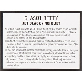 NYX Gel Liner and Smudger Jet Black