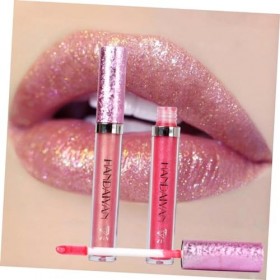 FRCOLOR 18 Pièces Rouge À Lèvres Liquide Femmes Rouge À Lèvres Diamant Rouge À Lèvres Longue Durée Rouge À Lèvres Nacré Brill