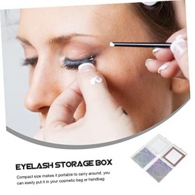 POPETPOP 14 Pièces Boîte à Cils De Fenêtre Boite Rangement Plastique Caisse Rangement Plastique Boite Plastique Boîte Carrée 