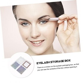 DOITOOL 14 Pièces Boîte à Cils De Fenêtre Boite Plastique Boite Rangement Plastique Caisse Rangement Plastique Miniature Boît