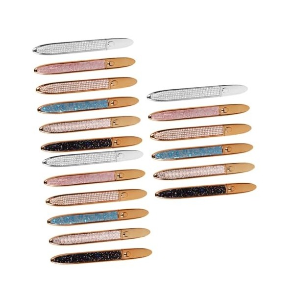 Beaupretty 12 Pcs Eye-Liner Auto-Adhésif Eye-Liner Liquide Pailleté Stylo Eye-Liner Taille-Crayon Diamant Stylo À Cils Maquil