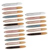 Beaupretty 12 Pcs Eye-Liner Auto-Adhésif Eye-Liner Liquide Pailleté Stylo Eye-Liner Taille-Crayon Diamant Stylo À Cils Maquil