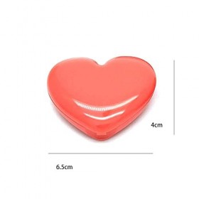 PacuM Miroir Mignon Amour Coeur Forme Vide Fard à paupières étui Rouge Rouge à lèvres boîte Pigment Palette Rechargeable Fond