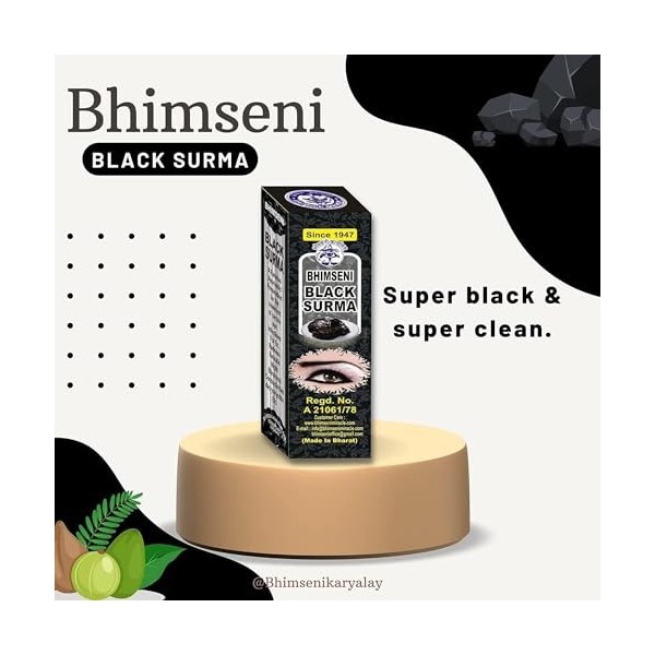 LIPON Black Surma Matte Finish