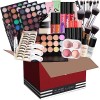 CHSEEO Kit de Maquillage Complet, Palette de Maquillage Cosmétique Coffret Cadeau Maquillage Mallette avec Rouge à Lèvres Far