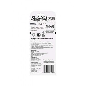 BIC BodyMark Temporary Tattoo Marker, Fine Tip Black