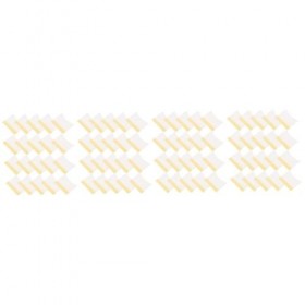 FRCOLOR Lot de 1600 tampons pour enlever les cils, les fards à paupières, les lingettes humides, les embouts, en coton, blanc