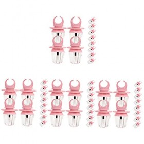 Angoily 48 Pcs Tube De Brillant À Lèvres Tubes DHuile À Lèvres Sous-Bouteille Contenant De Brillant À Lèvres Vide Contenant 