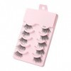 UAMOU Vison Cils Volume Faux Cils 3D vison naturel Long maquillage Faux Cils Faux Cils Cilios moelleux Faux Cils Cheerfully 