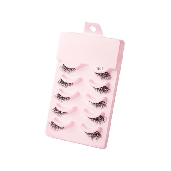 UAMOU Vison Cils Volume Faux Cils 3D vison naturel Long maquillage Faux Cils Faux Cils Cilios moelleux Faux Cils Cheerfully 