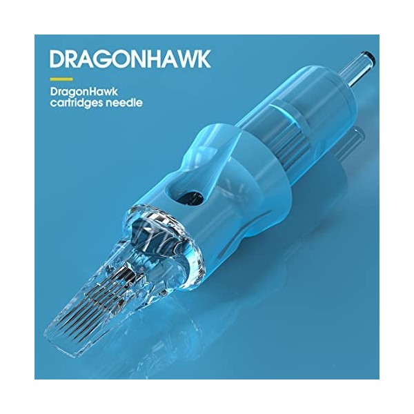 Dragonhawk Tattoo Cartridges Needles Disposable Tattoo Needle 50pcs Mix size LY-50-1 