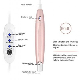 Stylo de tatouage Machine à tatouer, lignes électriques de sourcil de lèvre, stylo de tatouage, ensemble de machines de maqui