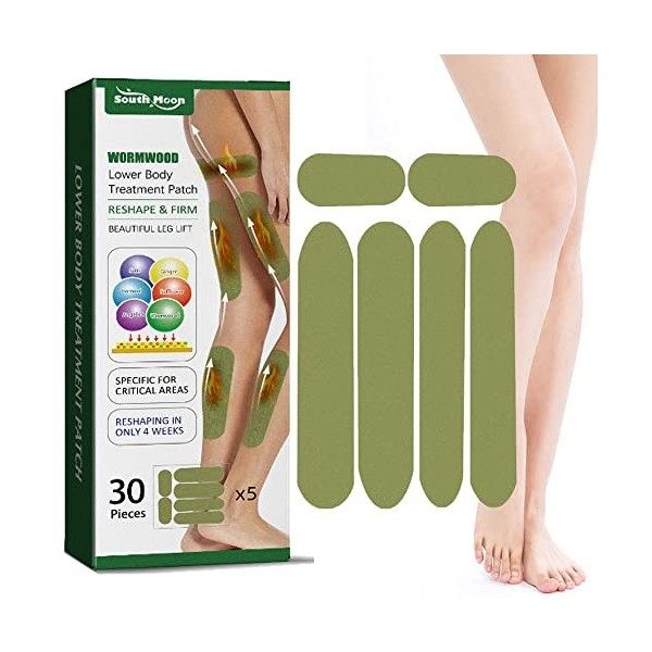 BEAUUP HerbalLegs Pansements pour réduire la cellulite, les jambes dherbe, la réduction de la cellulite, les patchs Herbal L