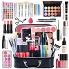 Ensemble de Maquillage Professionnel, MKNZOME 34Pcs Kit de Démarrage Cosmétique avec sac de Rangement Palette de Maquillage F