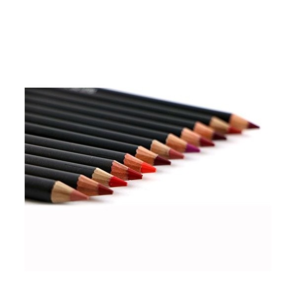 12pc Italia Deluxe Ultra Fine Lip Liner set of 12 color 721-755 by Italia Deluxe