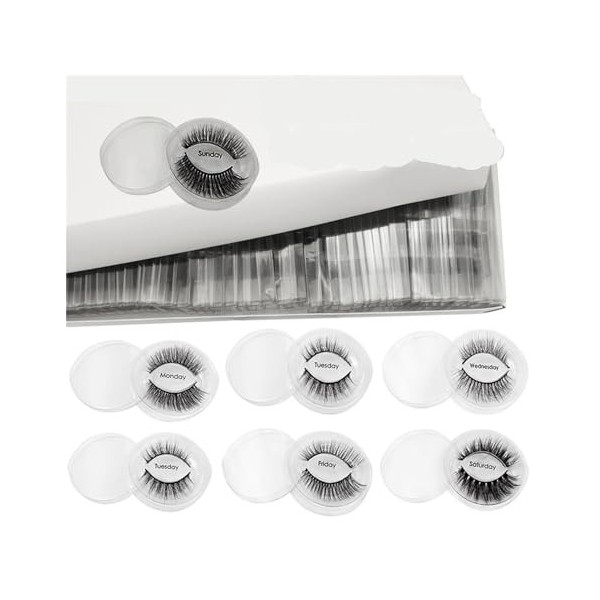 UAMOU 20/30/40/50/100 paires 3D Cils de vison Faux Cils naturels Faux Cils maquillage vaporeux dramatique maquiagem cilios Ch