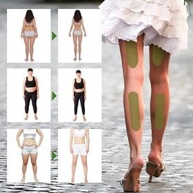Minceur Patch, Slimming Patch, Naturel Herbal Legs Cellulite Réduction Pansements ,Cuisse Bande de levage Formant Minceur Aut