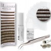 XXL Lashes Kit de démarrage pour cils à sourcils pour extensions de sourcils, cils droits sans boucle, pour sourcils pleins e