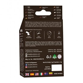 MINA Ibrow Combo Coloring Kit and Nourishing Eyebrow Oil Dark Brown 