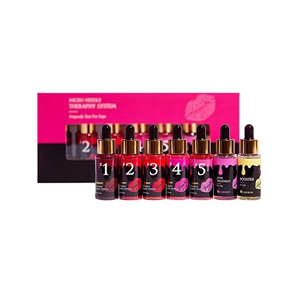 BB Glow Lips Cherips ampoules kit STAYVE 7x 30ml