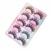 UAMOU 10 Styles 2/5/10/20/30/50/100 boîtes 3D cils de vison 5 paires naturel individuel vison faux cils Kit de maquillage Cil