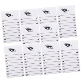 TEHAUX 1 Jeu Planche à Cils Plateau De Cils Acrylique De Greffe De Cils Porte- De Cils De à Cils Plateau De De Cils Porte-cil