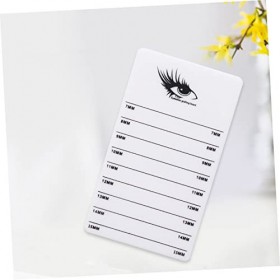 TEHAUX 1 Jeu Planche à Cils Plateau De Cils Acrylique De Greffe De Cils Porte- De Cils De à Cils Plateau De De Cils Porte-cil