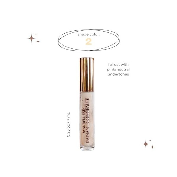 Charlotte Tilbury Beatiful Skin Radiant Concealer | 7.2g | 2 Fair