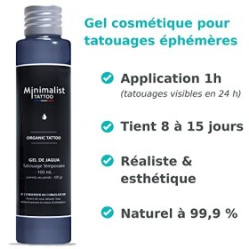 Gel de Jagua - 100 ML | Gel cosmétique pour tatouages éphémères
