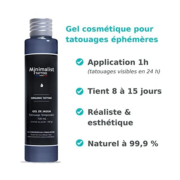 Gel de Jagua - 100 ML | Gel cosmétique pour tatouages éphémères