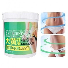 Crème Anti Cellulite, Crème Amincissante, Crème Raffermissante de Massage Corporel 1000g pour la Cuisse, la Taille, les Bras