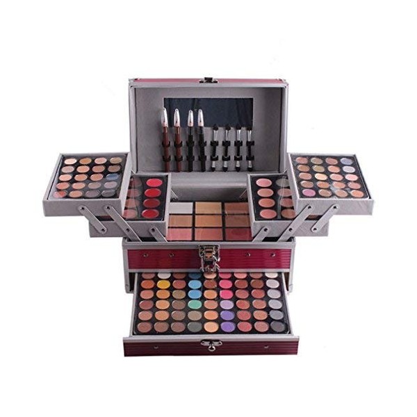 FantasyDay®132 Couleurs Palette de Maquillage Kit de Maquillage Set de Maquillage Fêtes Cosmetic Kit Ombre à Paupières Compre